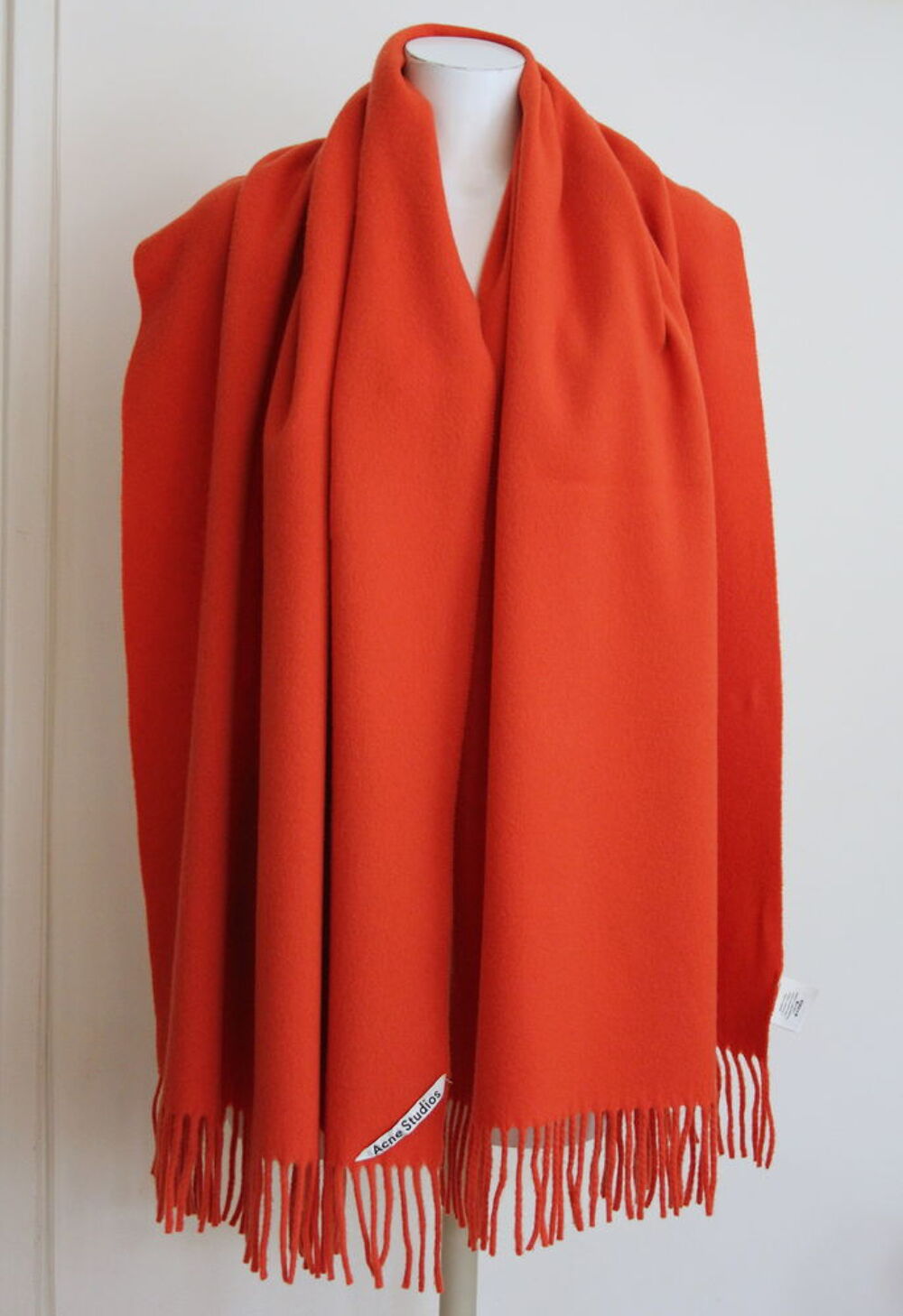 Echarpe laine orange ACNE STUDIOS Vêtements