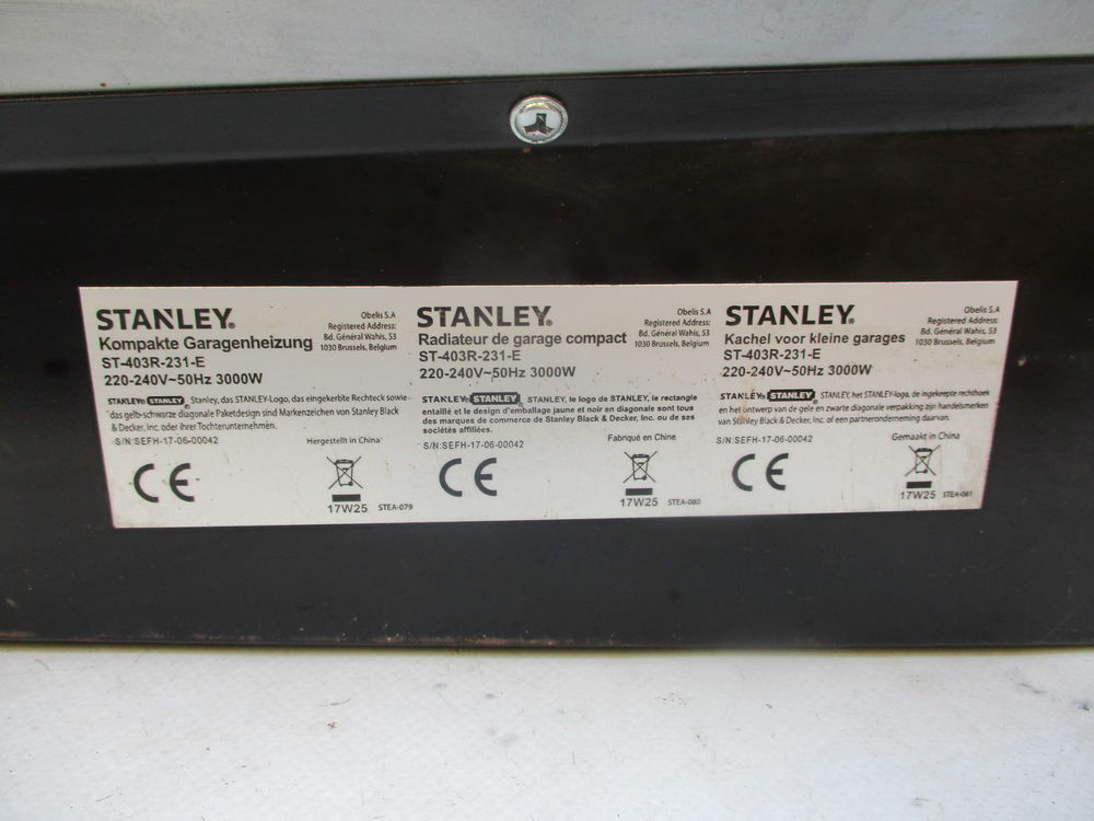STANLEY - chauffage soufflant Bricolage