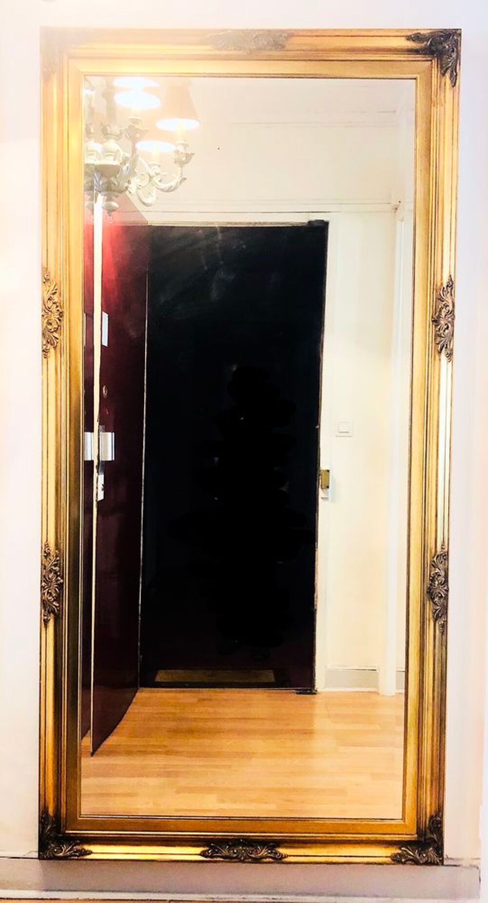 Tr&egrave;s grand miroir d'entr&eacute;e (200x100 cm). Fabriqu&eacute; en Italie Meubles