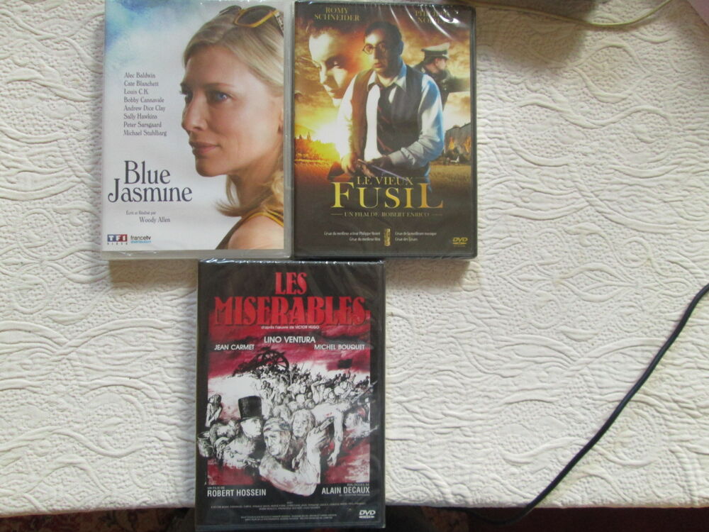 Lot 3 DVD drames neufs sous blister DVD et blu-ray