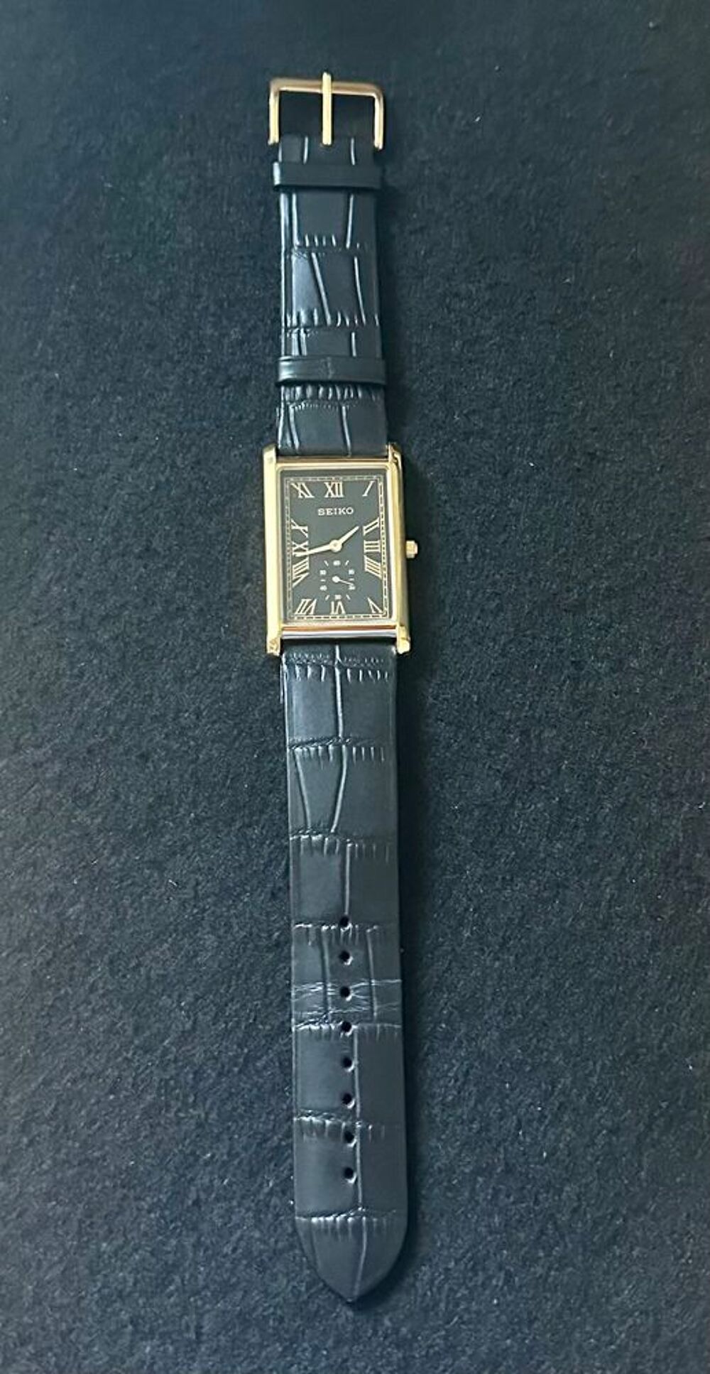 Montre vintage hommage Seiko Tank neuve Bijoux et montres