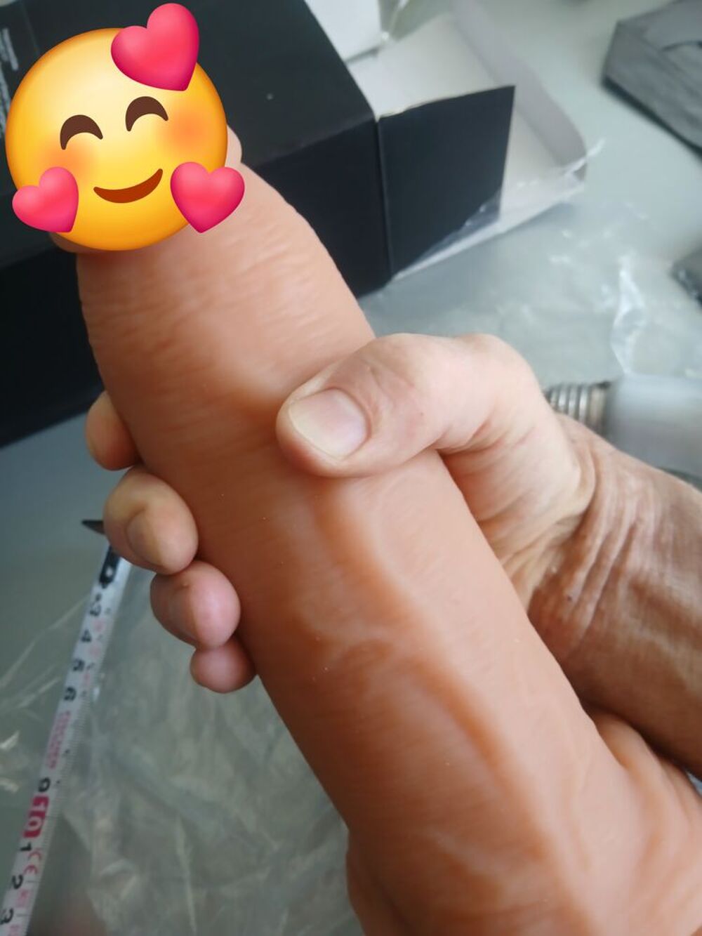Sex Toy gode r&eacute;aliste Ventouse L21cm large 3.5 &agrave; 5.3 cm Jeux / jouets