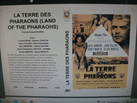 Rare film :   La terre des pharaons    40 Saint-M�dard-en-Jalles (33)