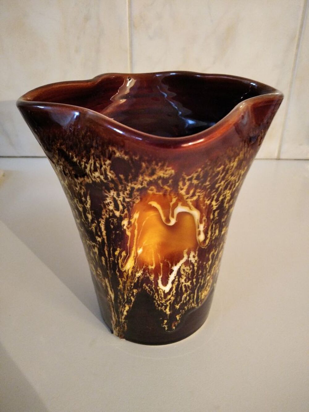 Vase vintage Vallauris D�coration