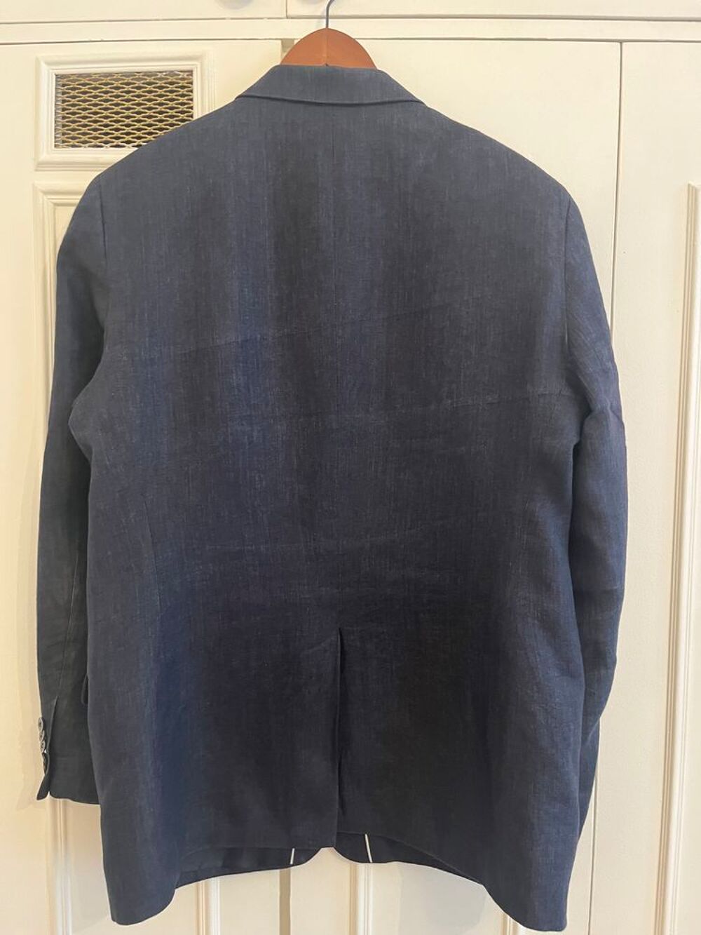 Jolie veste lin homme bleu marine Vêtements