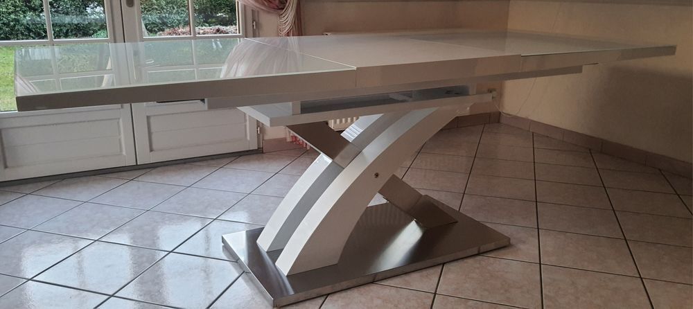 Table &agrave; manger design extensible 160-220 cm Meubles