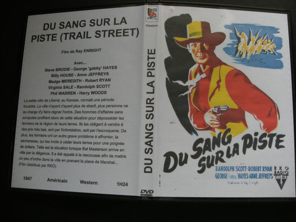 Rare film : " Du sang sur la piste " DVD et blu-ray