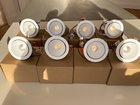 8 spots Led Lighting architecture orientables blanc  palace 2700 Metz (57)