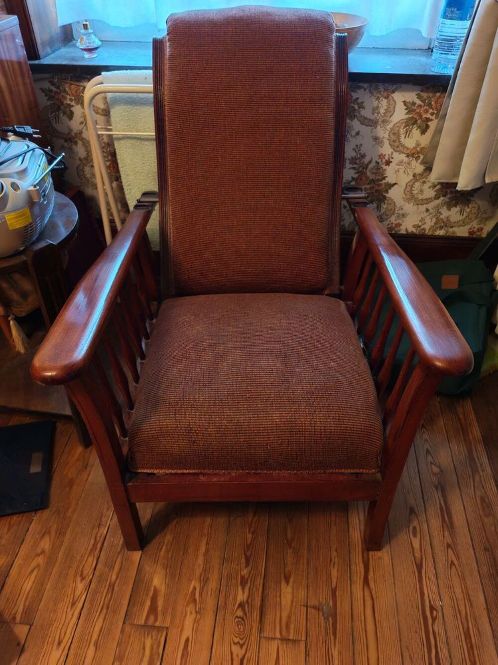 Authentique Fauteuil Morris inclinable (3 positions) ? Ann&eacute;e Meubles
