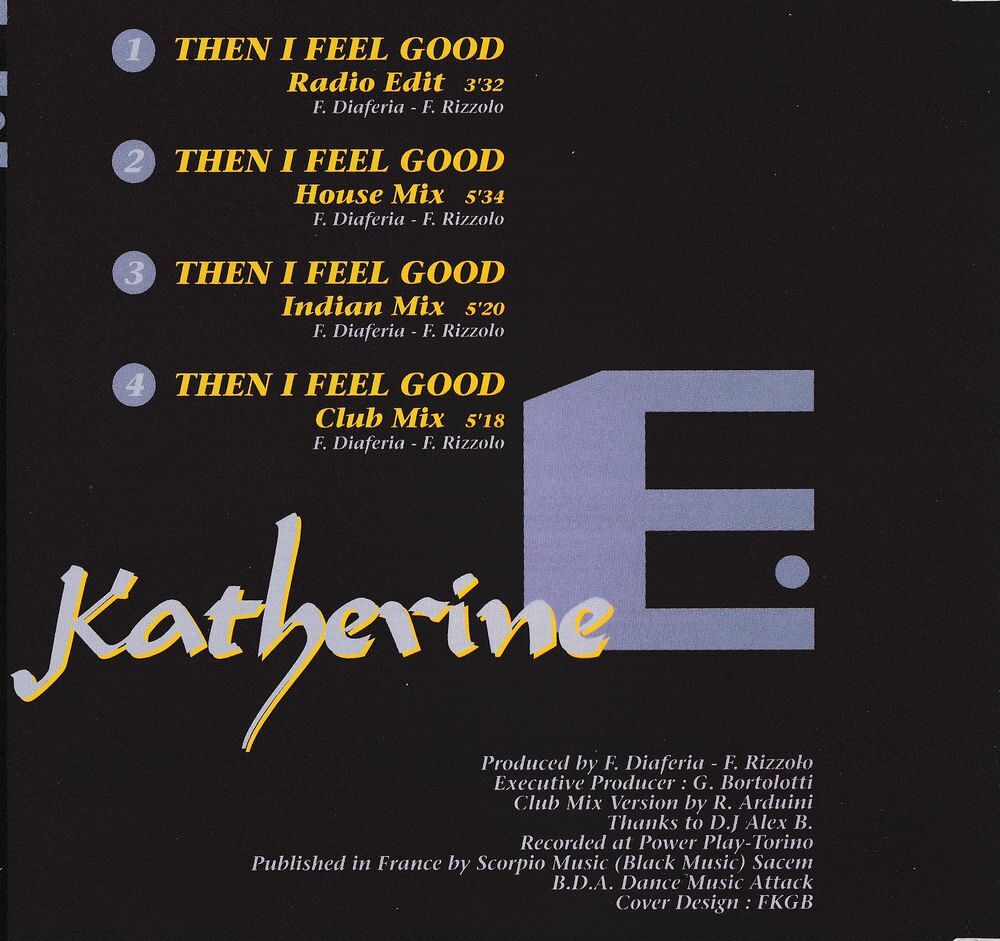 CD Katherine E - Then I Feel Good CD et vinyles