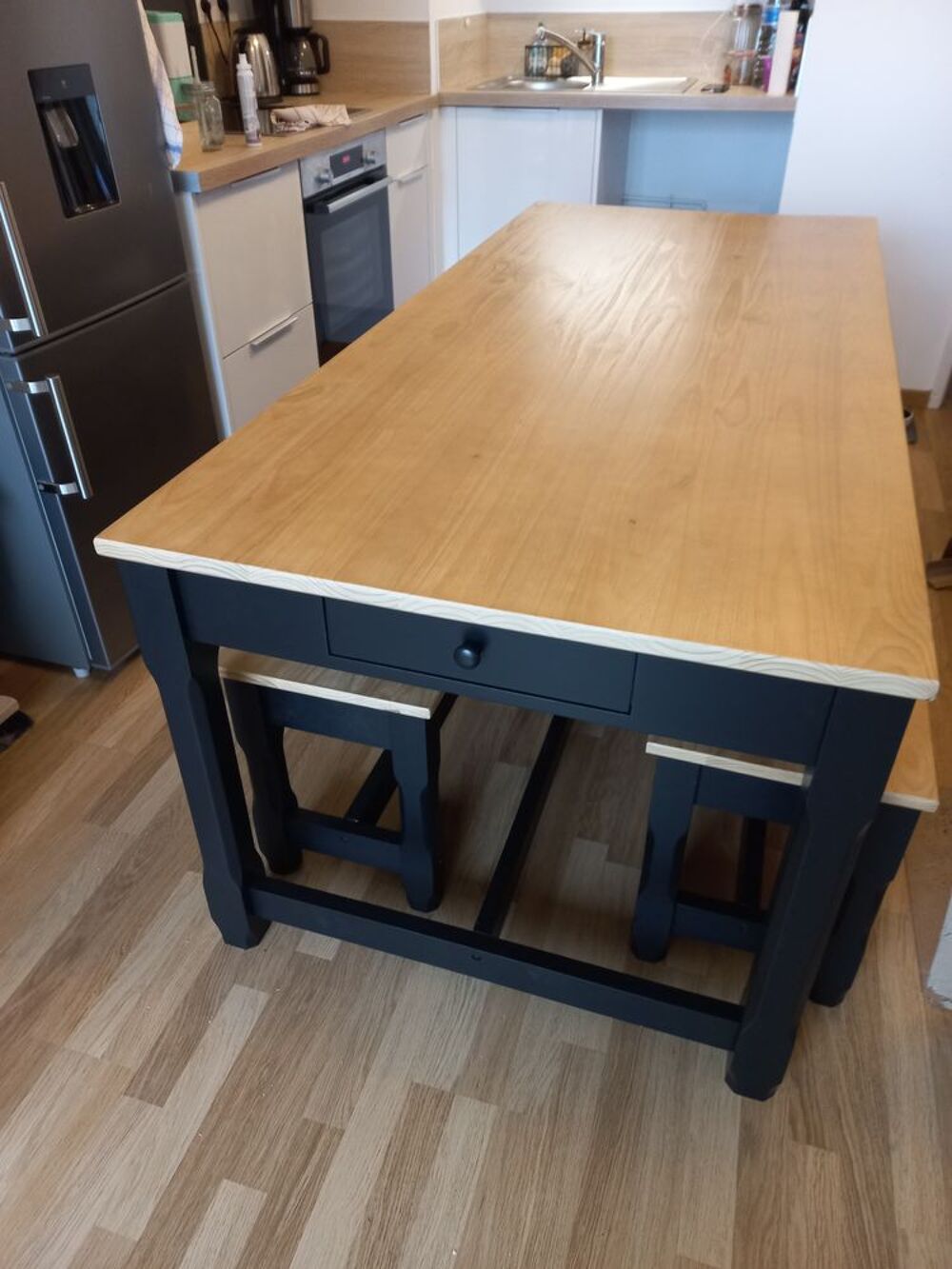 Ensemble table de ferme+2 bancs Meubles