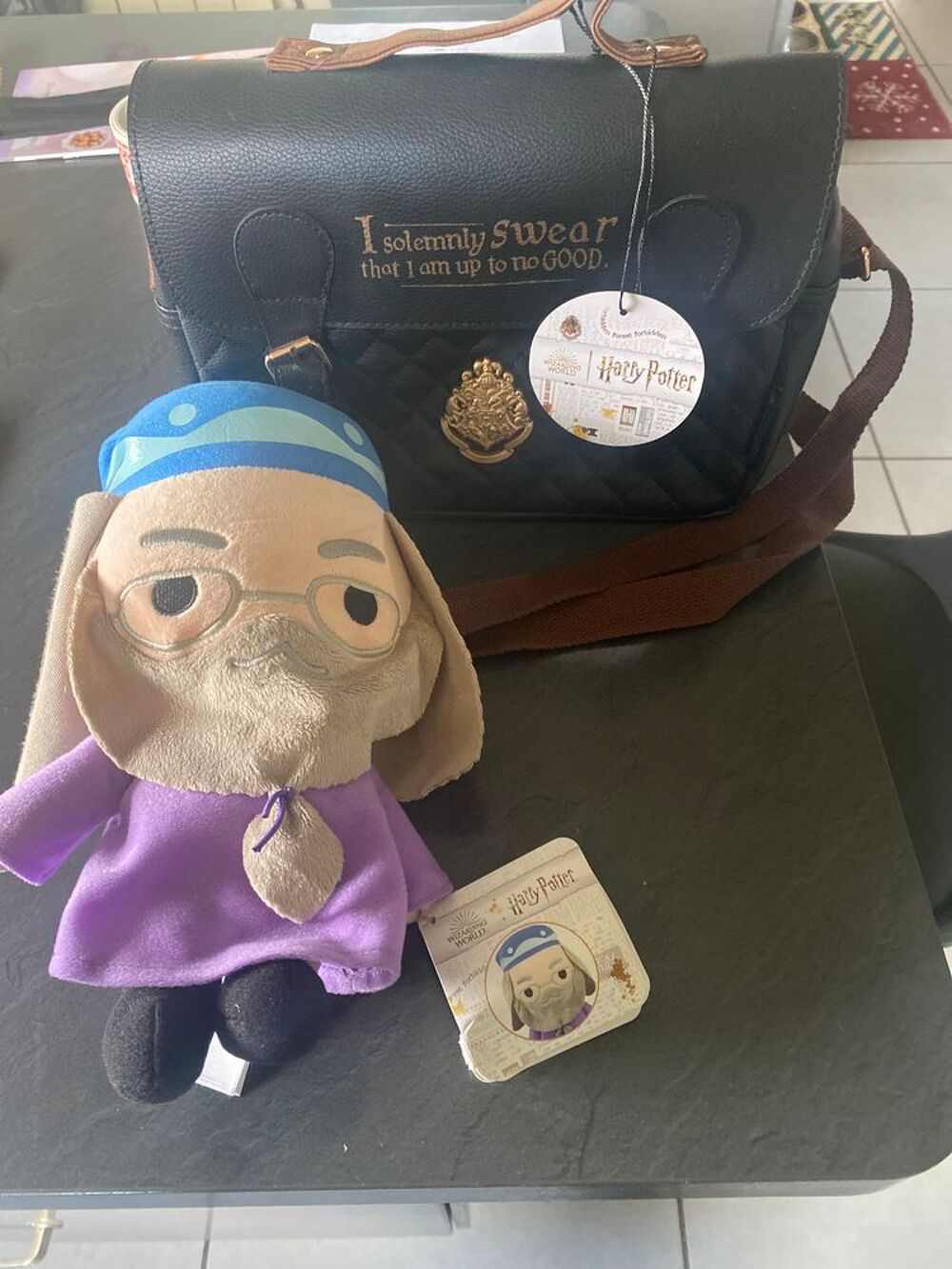 Sacoche et peluche Harry potter neuf Maroquinerie