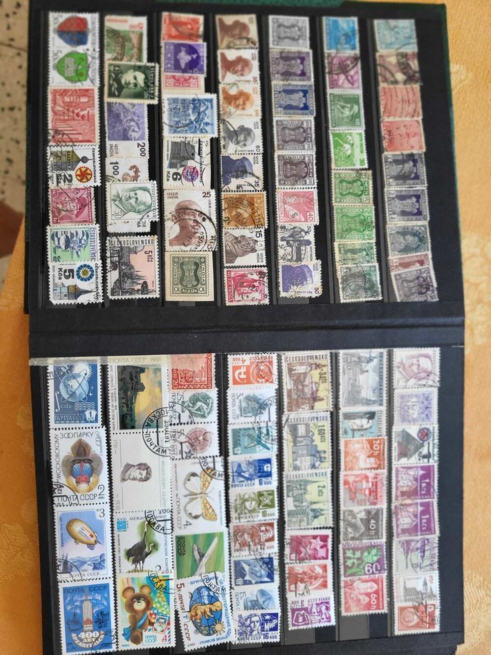 Collection de Timbres poste de France Europe et &agrave;‰trangers 