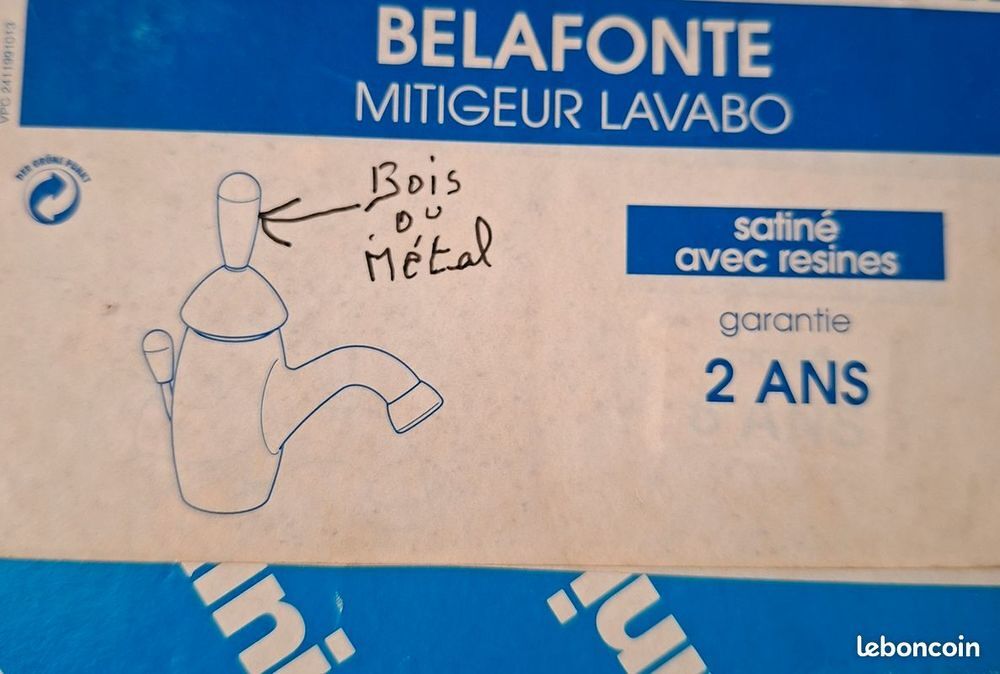 Ensemble Neuf : Mitigeur baignoire + 2 Robinets de lavabo av Bricolage