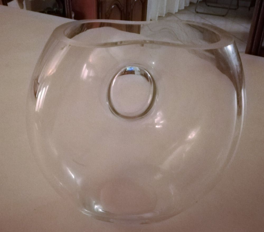 Vase en verre transparent Décoration