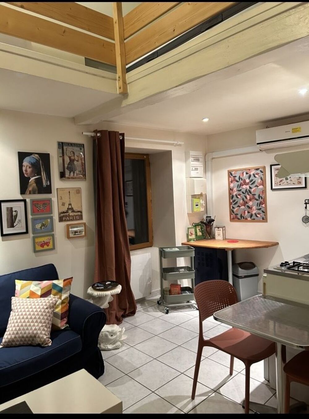 Location Appartement Appartement studio meublé18m2 chambre en mezzanine Saint-chamond