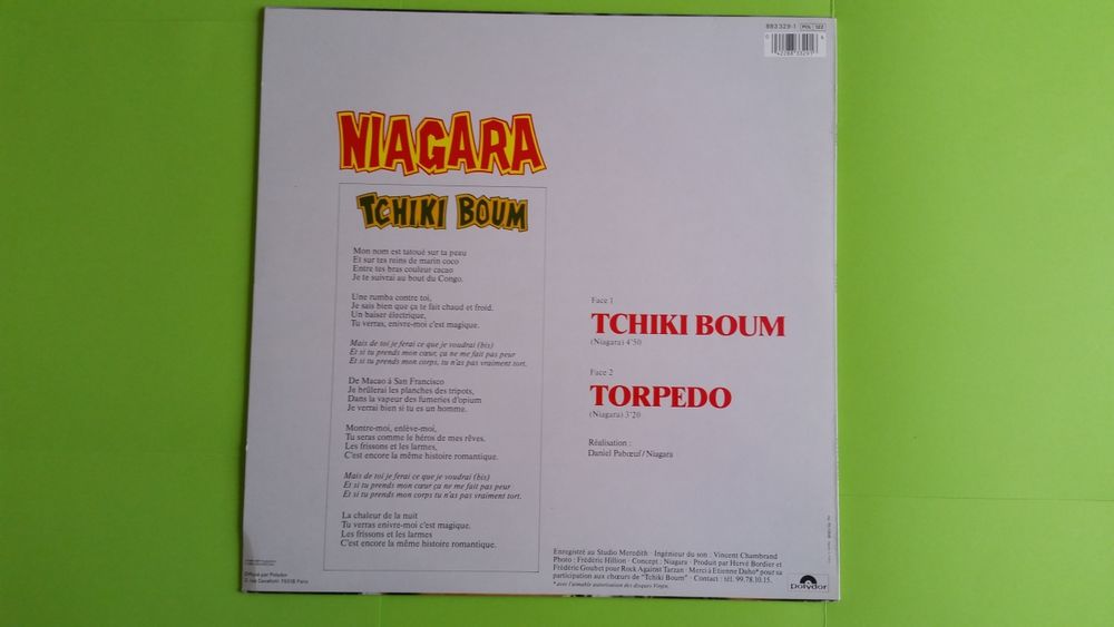 NIAGARA CD et vinyles