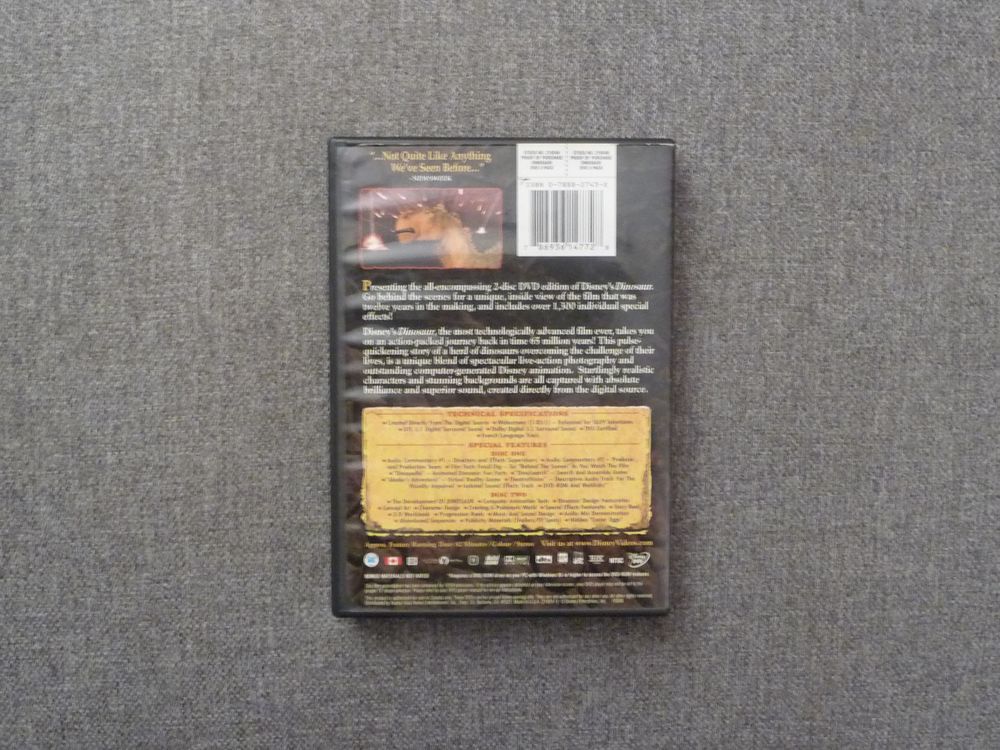 Dinosaur- Edition Collector- 2 DVD- Walt Disney Video DVD et blu-ray