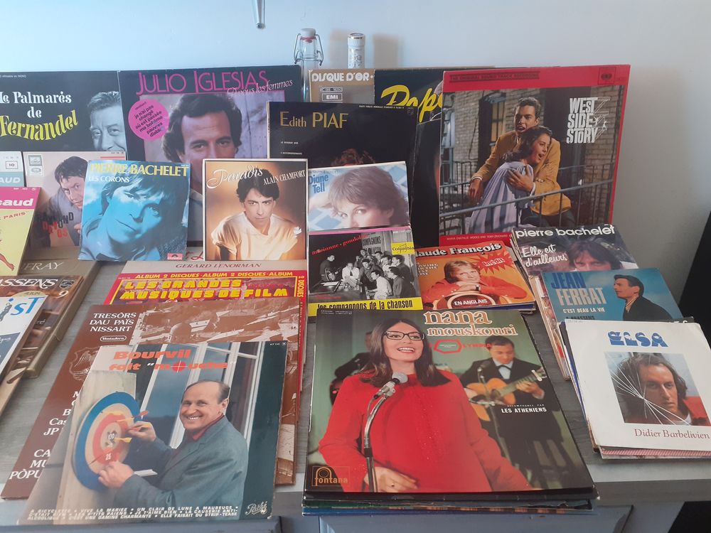 disque vinyle CD et vinyles