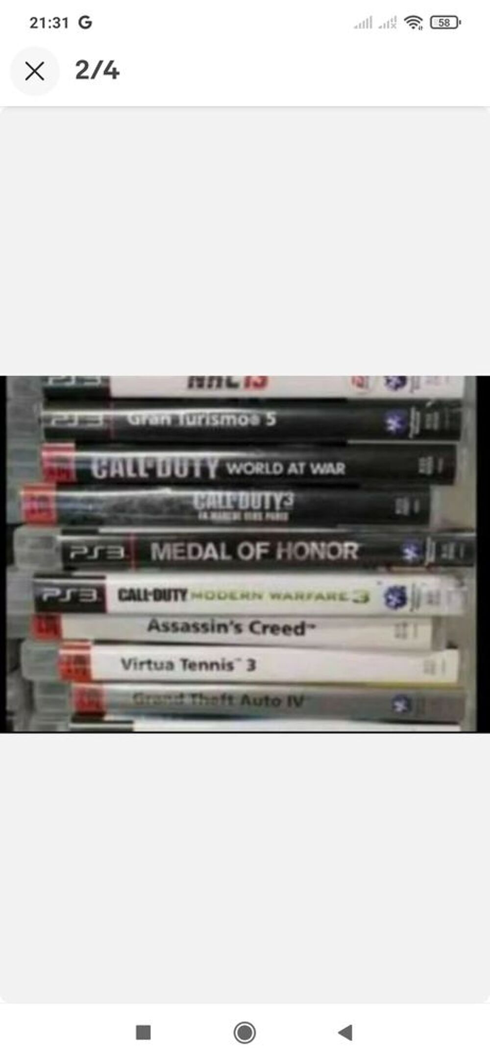console Playstation3 PS3 avec 36 jeux et accessoires Consoles et jeux vidos