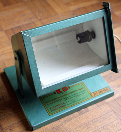 Lampe industrielle photo KD Paris 1950 inactinique 200 Issy-les-Moulineaux (92)