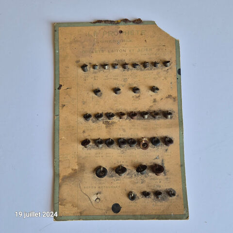 Le Prophte Grenoble Plaque de publicit pour oeillets, 1900 4 Saumur (49)