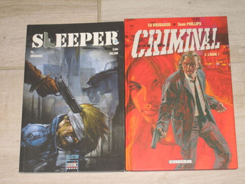 lot 2 comics brubaker SLEEPER 1 + CRIMINAL 1 semic delcourt. 12 C�zy (89)