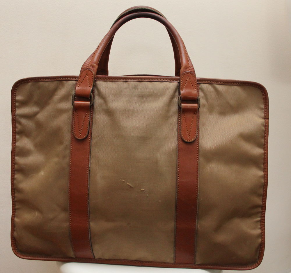 Sac cabas toile et cuir LANCEL Maroquinerie