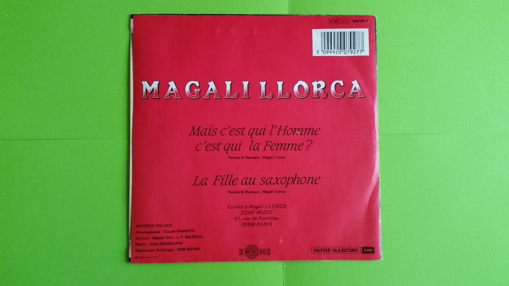 MAGALI LLORCA CD et vinyles