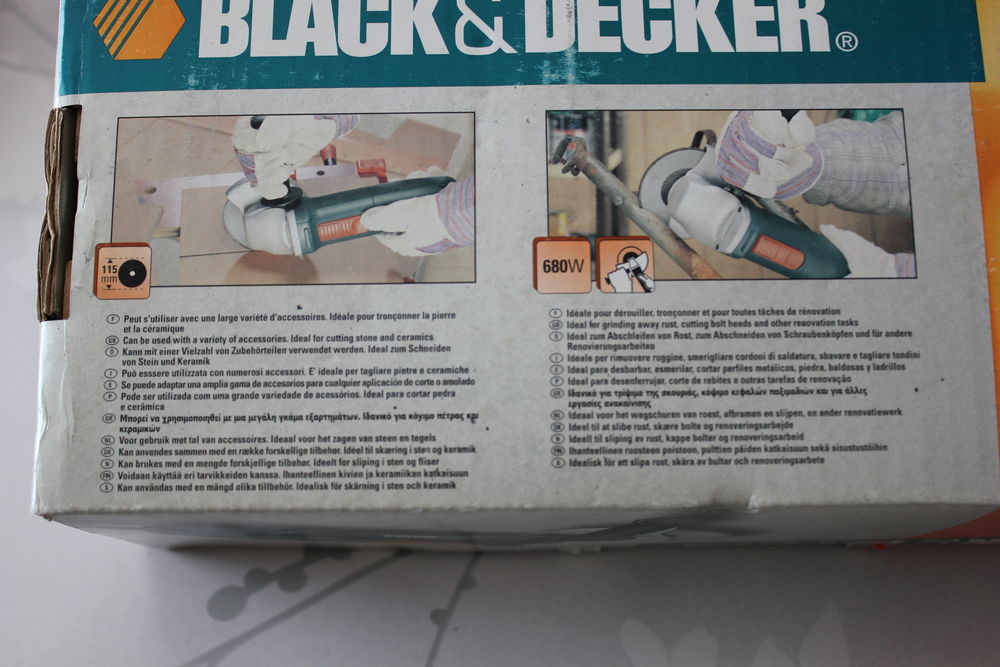 Disqueuse Black + Decker CD500 680W Bricolage