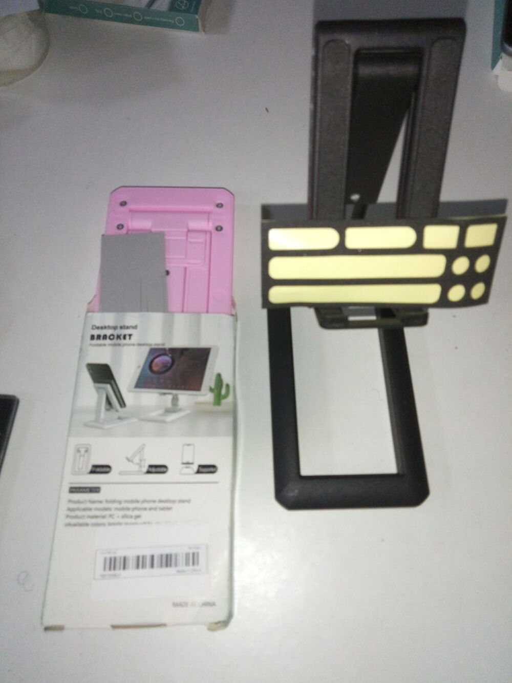 Support smartphone Tabl* pliable r&eacute;glable Apple Android Tlphones et tablettes