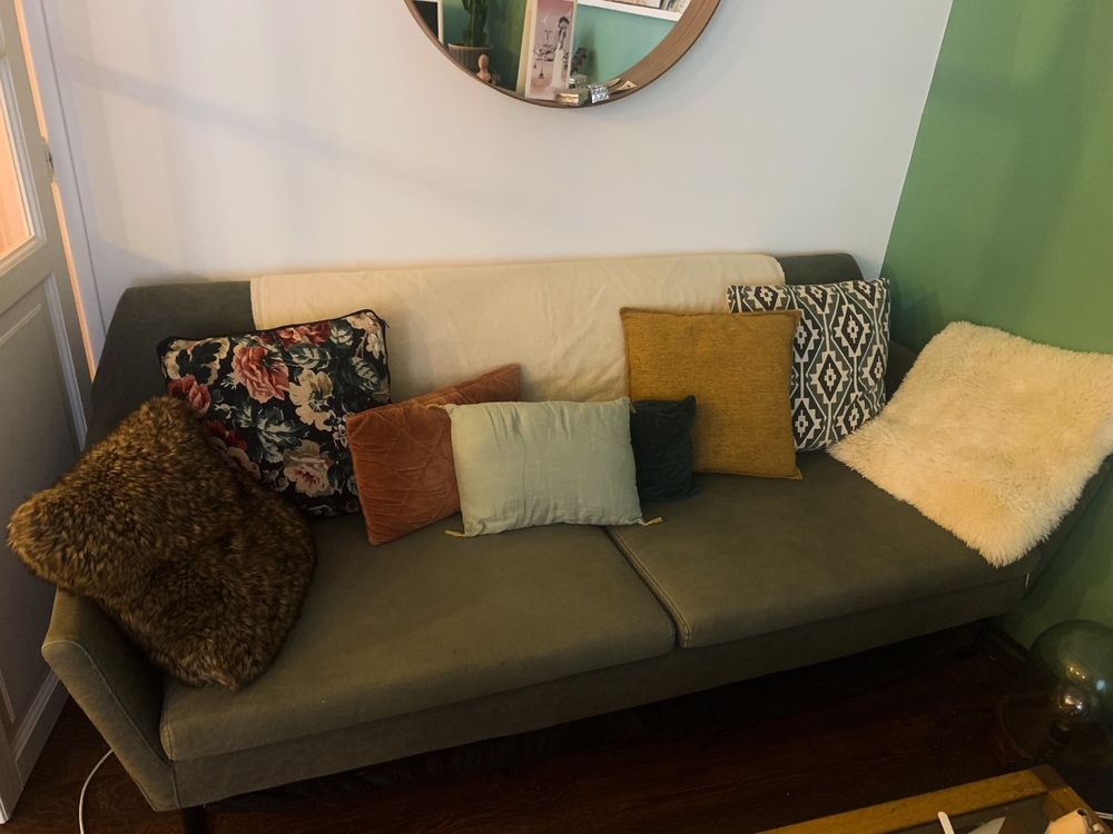 Canap&eacute; Maisons du monde kaki Meubles