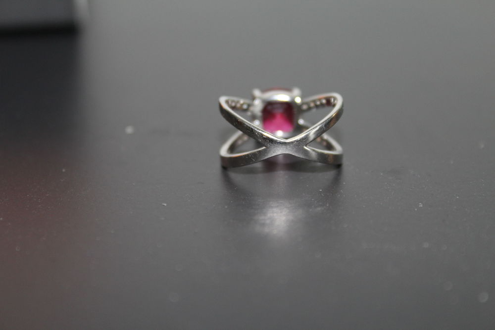 Bague argent et oxydes de zirconium Bijoux et montres