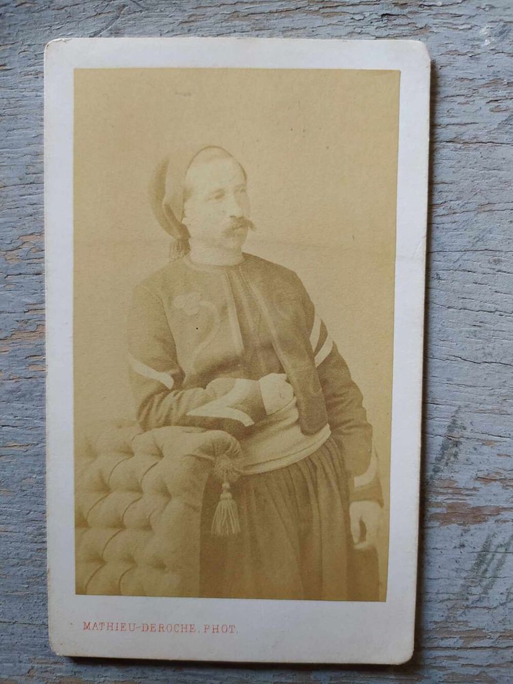 Portrait Militaire Zouave 1870 Nomm&eacute; Photo Mathieu Deroche 