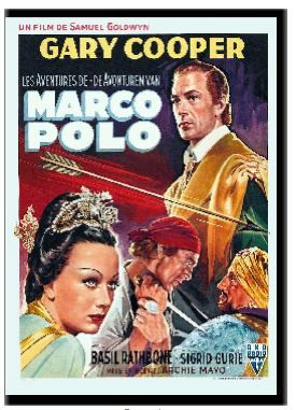 LES AVENTURES DE MARCO POLO avec gary cooper (1938) DVD et blu-ray