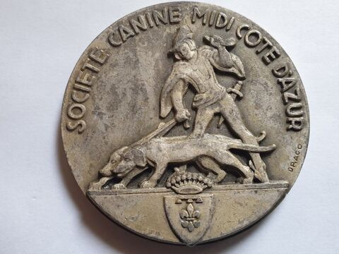 Médaille Société Canine Midi cote d'Azur 20 Bordeaux (33)
