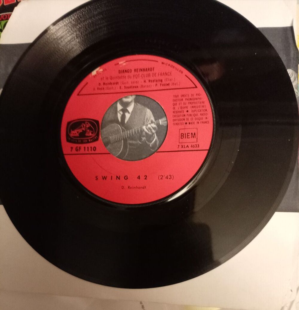 DJANGO REINHART / DISQUE VYNIL 45 TOURS CD et vinyles