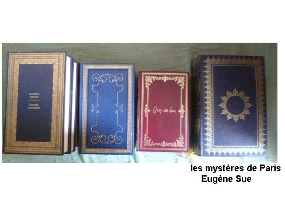 M. DRUON - G. DES CARS - P.MAC ORLAN - E. SUE - Livres et BD