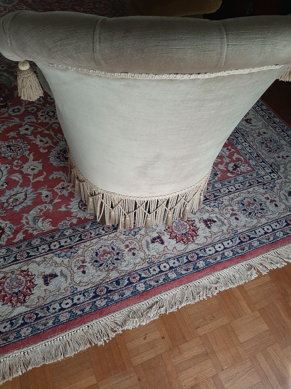 Fauteuil crapaud beige Meubles
