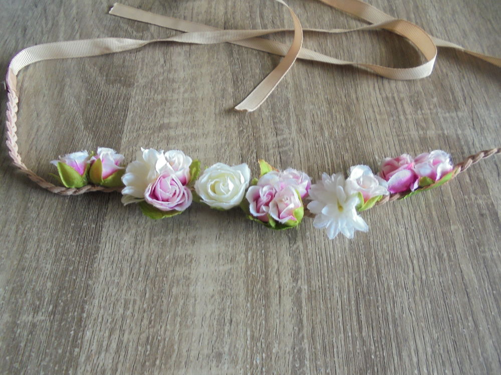 Headband fleurs (123) Vêtements