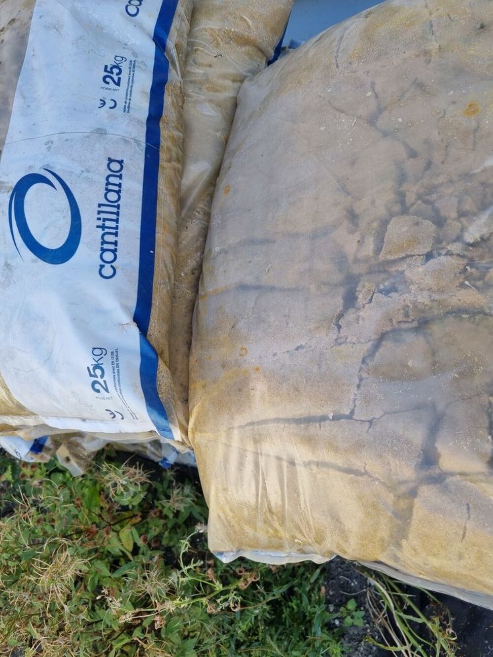 Dalles ext&eacute;rieur sacs de sable gravier Bricolage