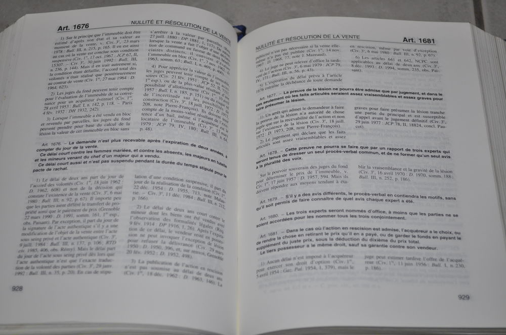 Livre du code civil 1995 Livres et BD
