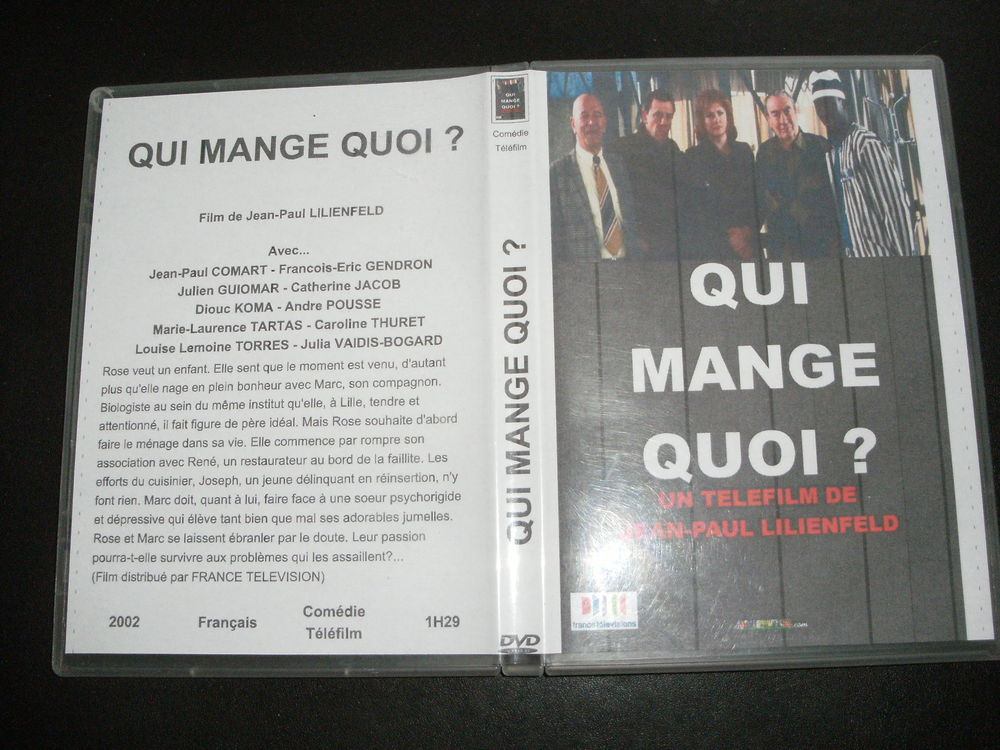 Rare film : " Qui mange quoi " DVD et blu-ray