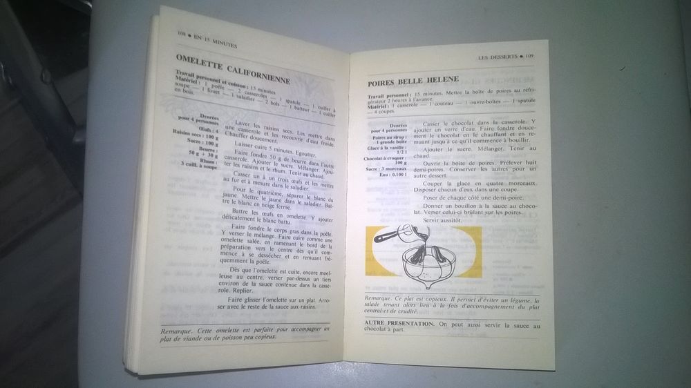 Livre La cuisine rapide Broch&eacute;
1972
Bon etat
Une cuisin
Livres et BD