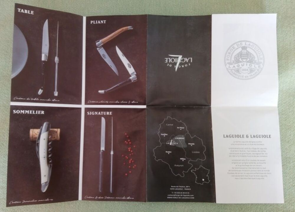 Couteau Laguiole avec tire-bouchon 