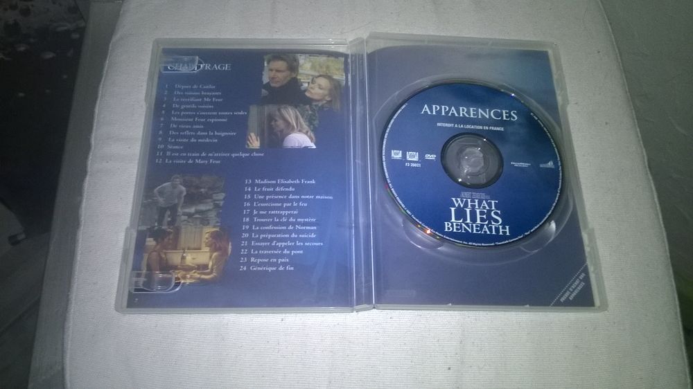 DVD Apparences
Harrison Ford Michelle Pfeiffer
2001
Excel DVD et blu-ray