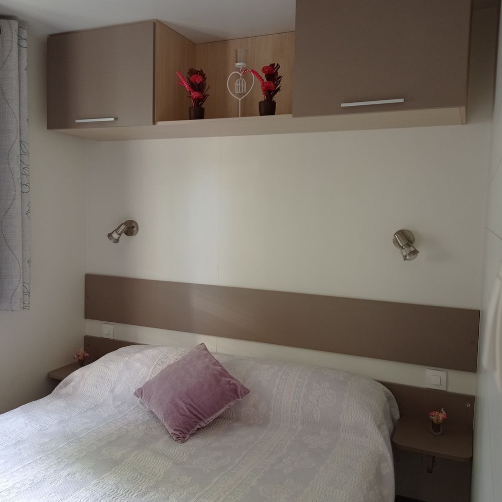   Mobil home sur parcelle ombragée dans camping 4* Poitou-Charentes, Saint-Augustin (17570)