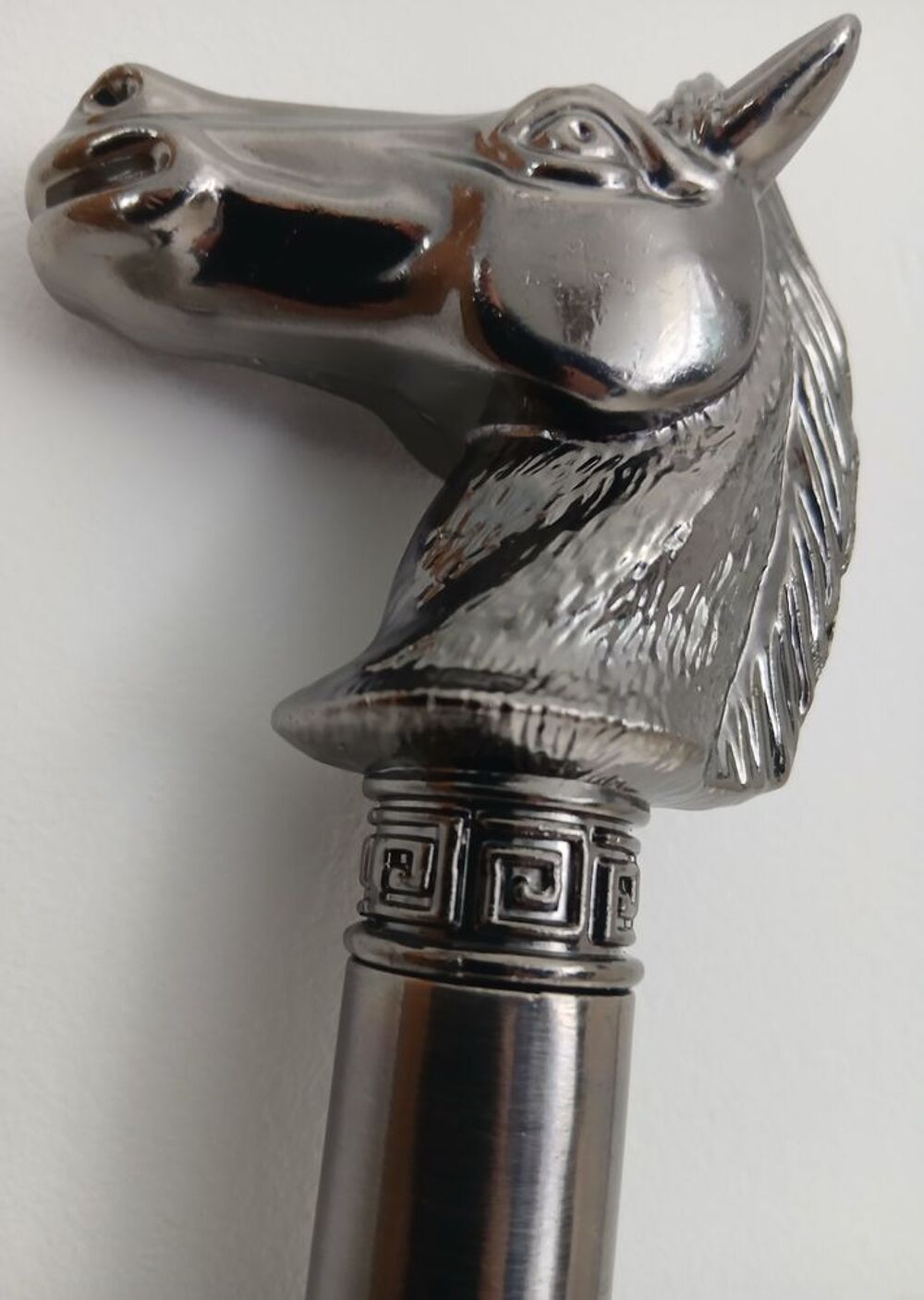 Canne de luxe "t&ecirc;te de cheval " Décoration