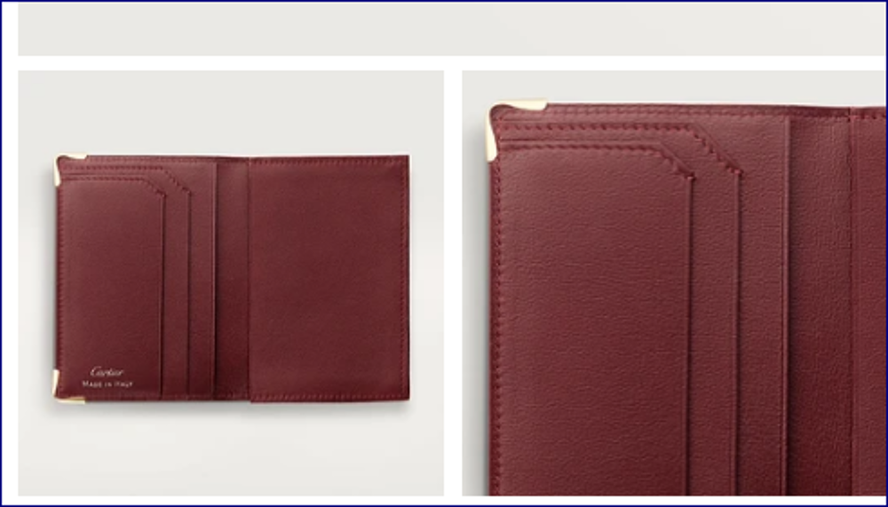 Le porte-cartes Must de Cartier Maroquinerie