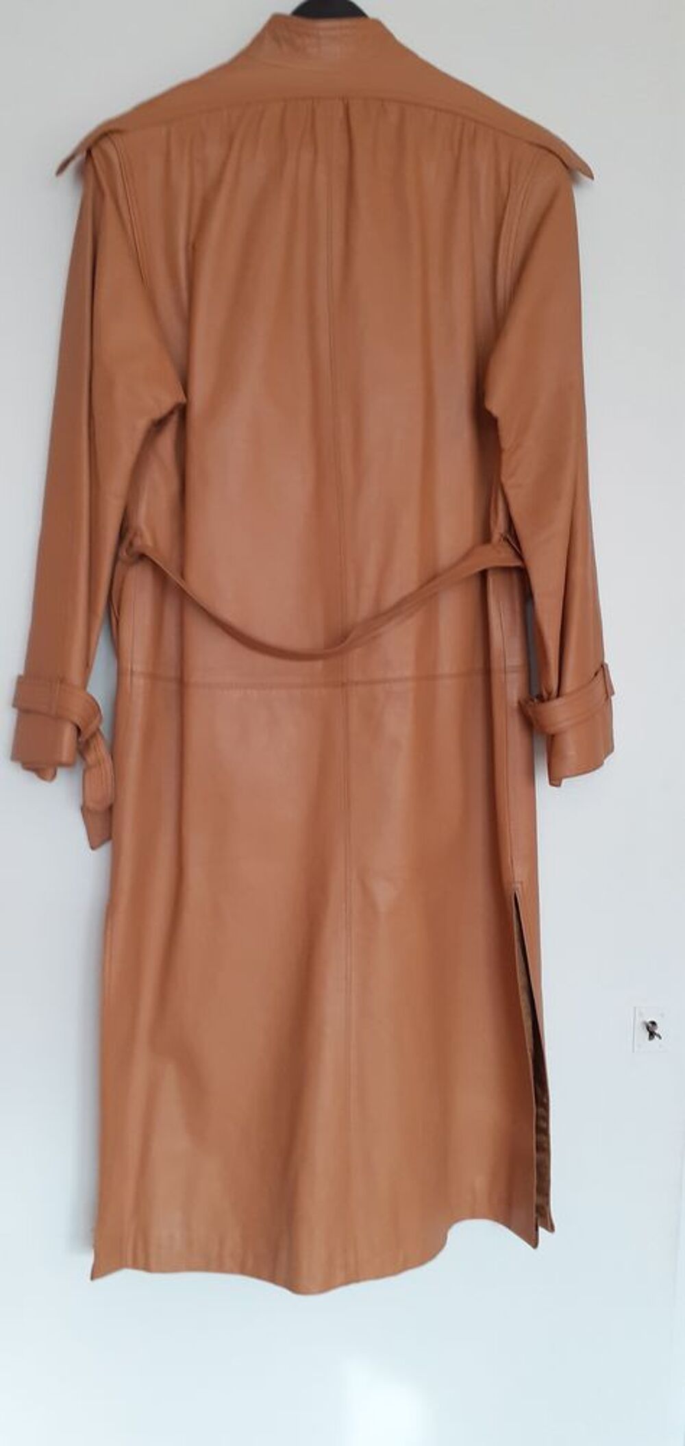 Manteau Trench en cuir T38 Vêtements